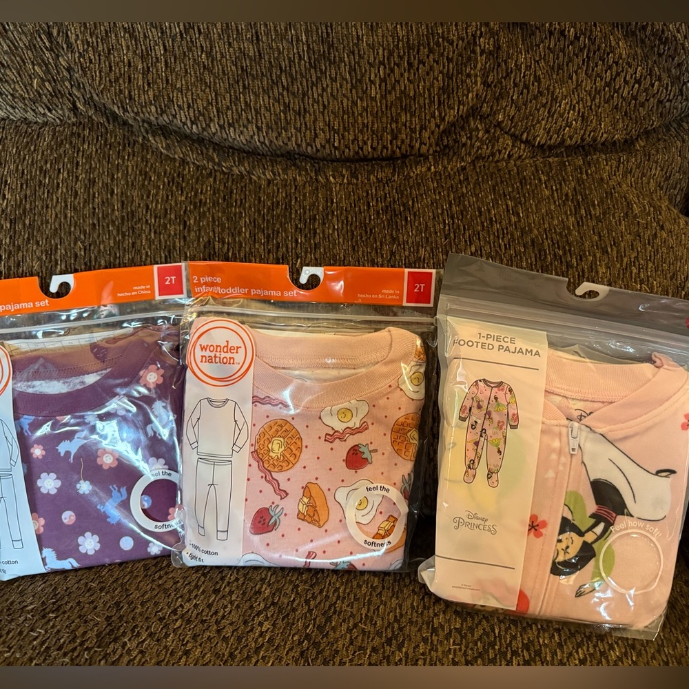 2T Toddler Pajama Sets New